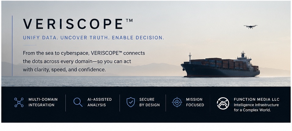 VERISCOPE™ operational intelligence across maritime and mission environments